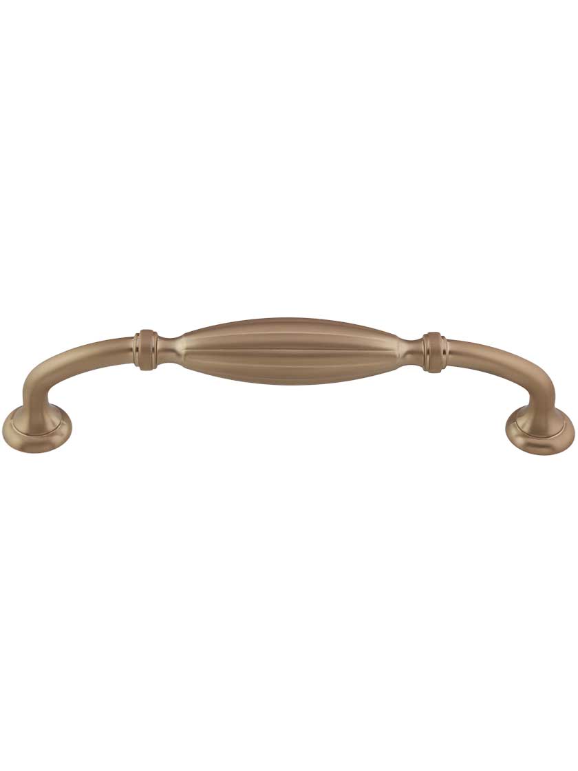 Tuscany Cabinet Pull - 5 1/16 inch Center-to-Center in Brushed Bronze.